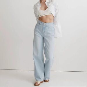 Madewell Petite Wide leg jeans